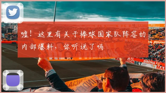 嘘！这里有关于棒球国家队阵容的内部爆料，你听说了吗