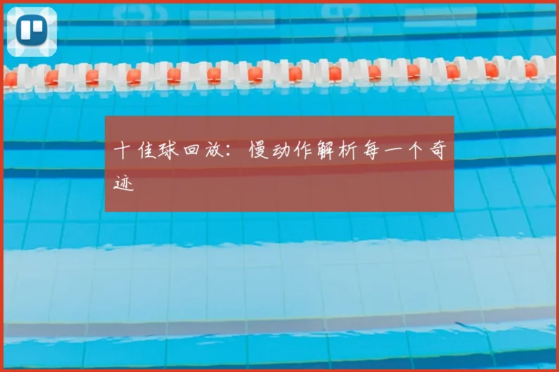十佳球回放：慢动作解析每一个奇迹